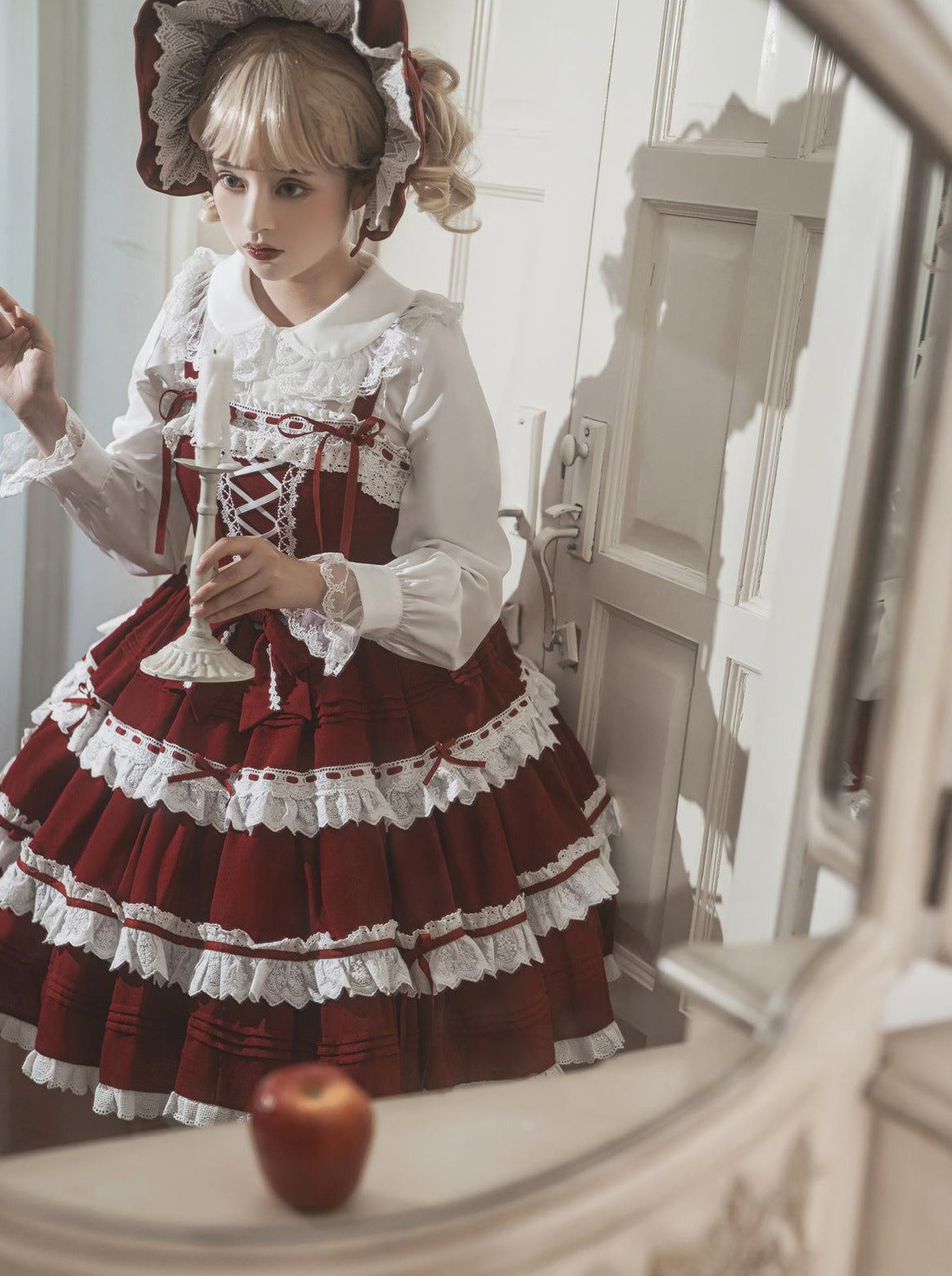 Suspender Dress Design Lace-up