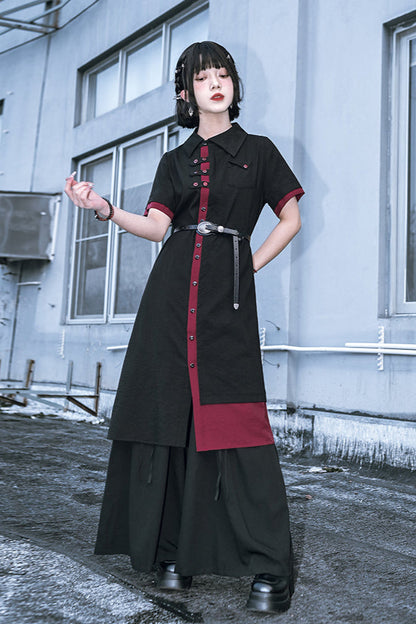 Dark Shirt China Dress Country