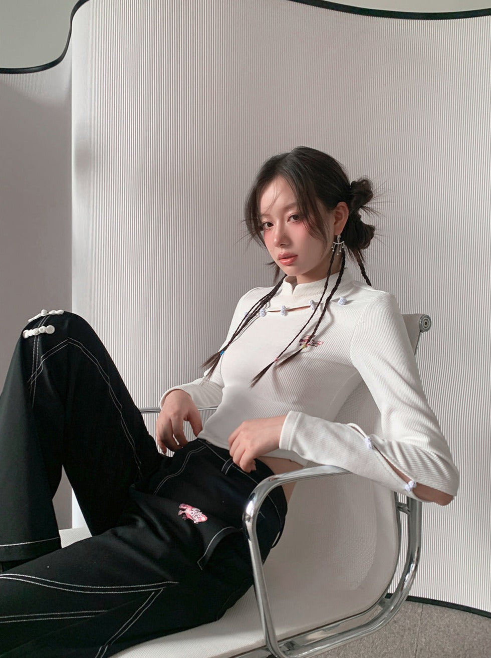 Chinese Short Tight Top