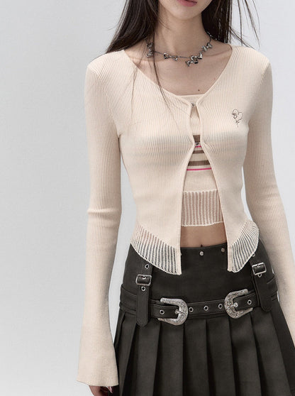 Slim Spring Milky Cardigan