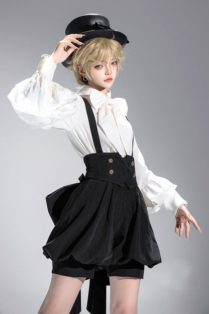 Cute + Retro Shorts Elegant Shirt Ribbon Prince Reservations Tail Dark