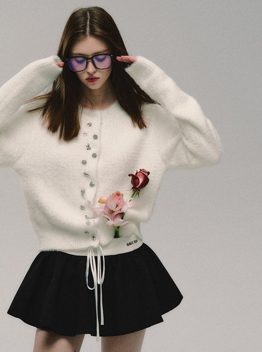 Cardigan Imitation Mink Bijou