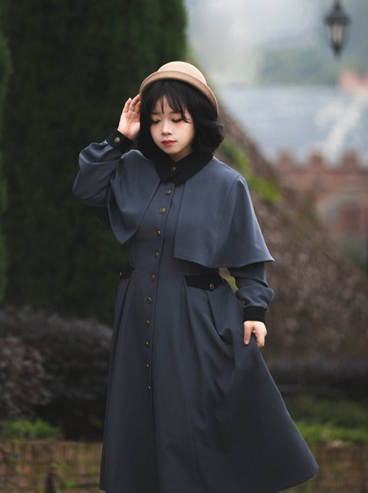 Manteau élégant rétro classique