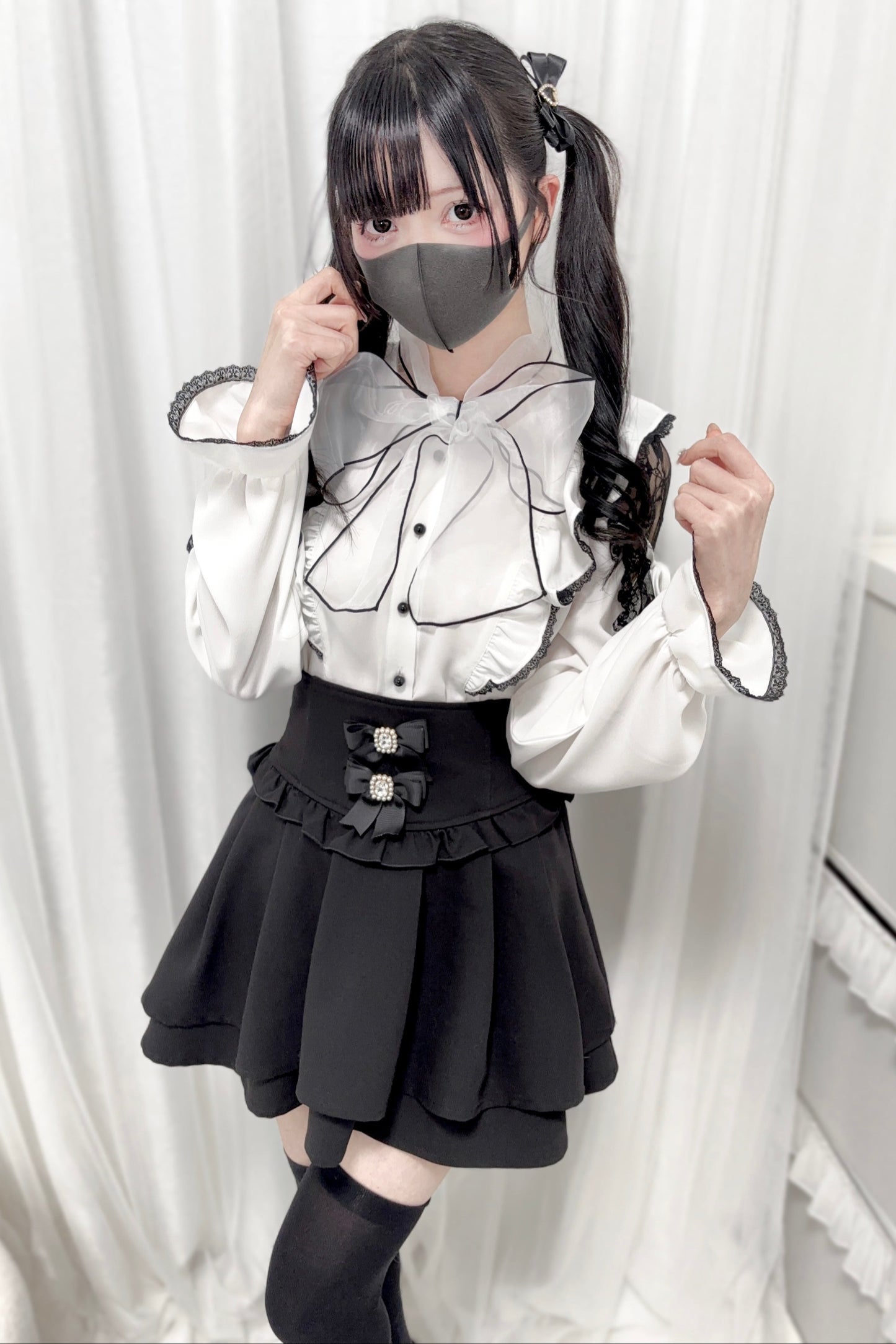 Big blouse mine ribbon