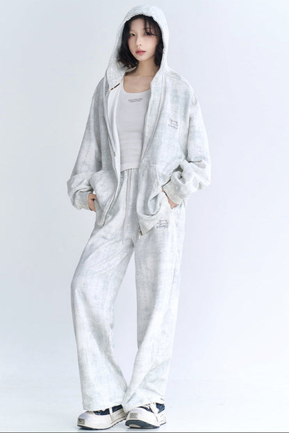 Cardigan Fit Relaxed Hoodie Setup