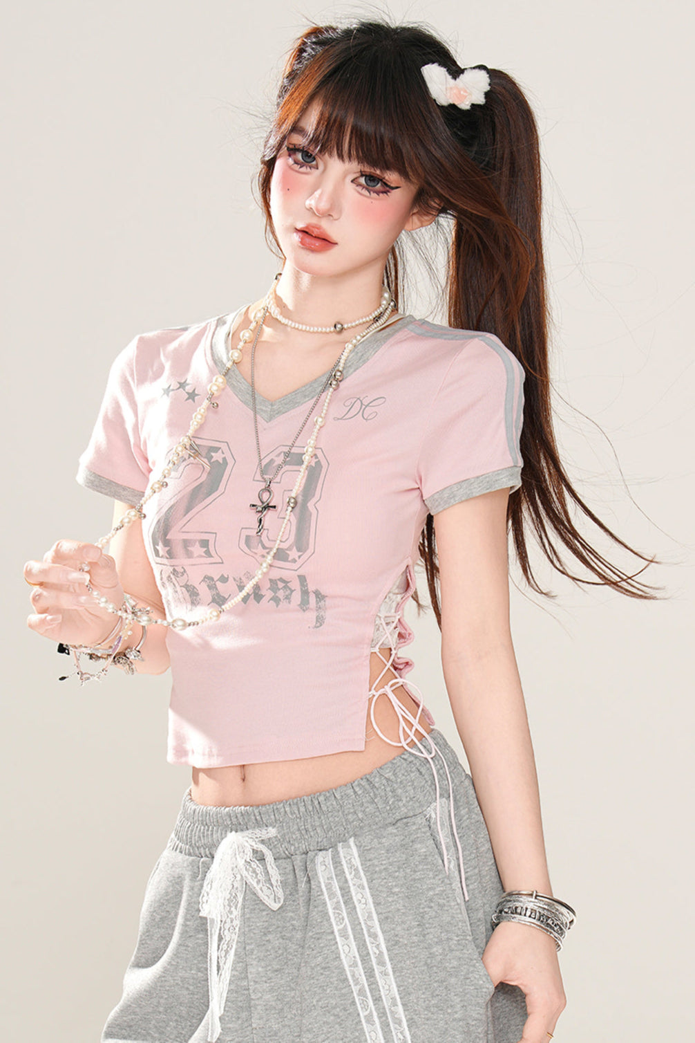 Logo Sporty Floral T-Shirt Art