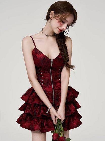 Jaccard Rose Dress Slings Spicy Tea