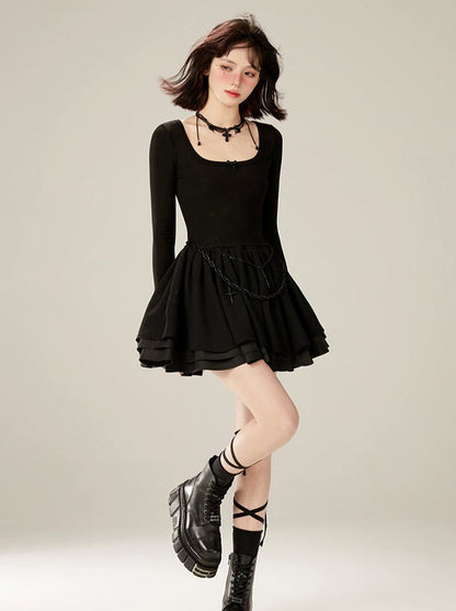 Little French Dress Black