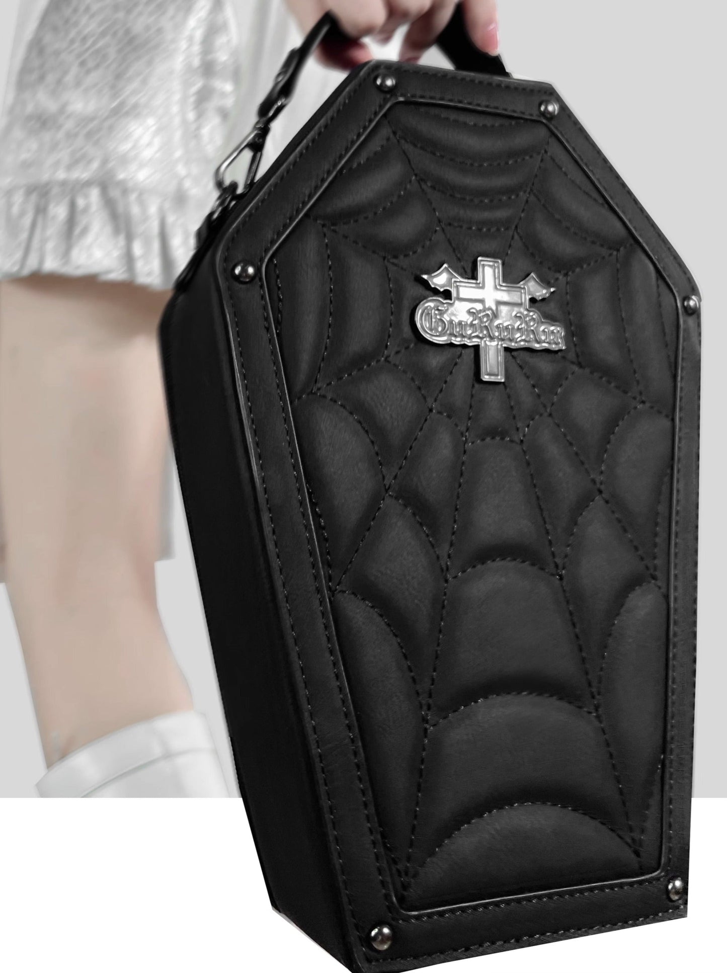 Coffin Pain Cross Bag Spider