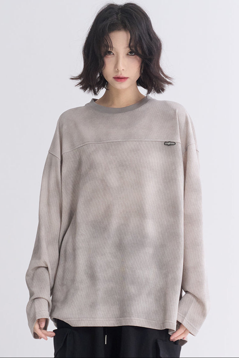 Long Fit Sleeve Loose T-Shirt