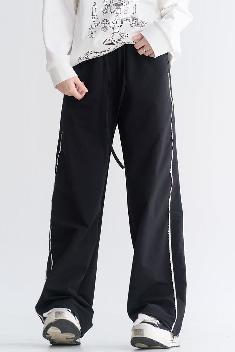 lace style Sporty casual pants