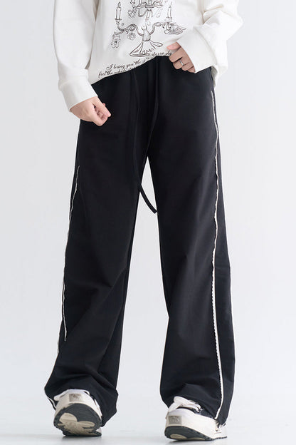 lace style Sporty casual pants