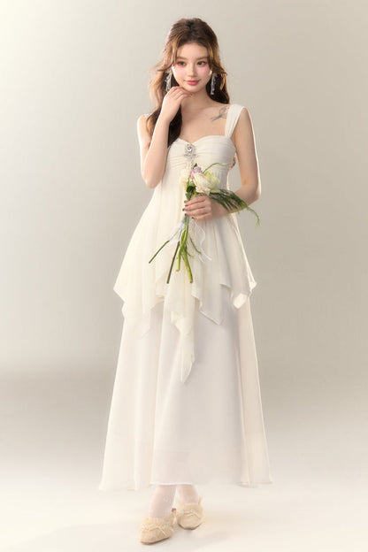 New Irregular Dress Coast Rhinestone Floating