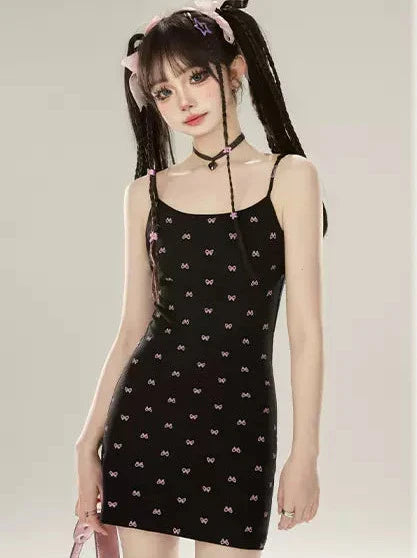Dress Lazy Chic Pants Cardigan + Black Bootcut Suspender