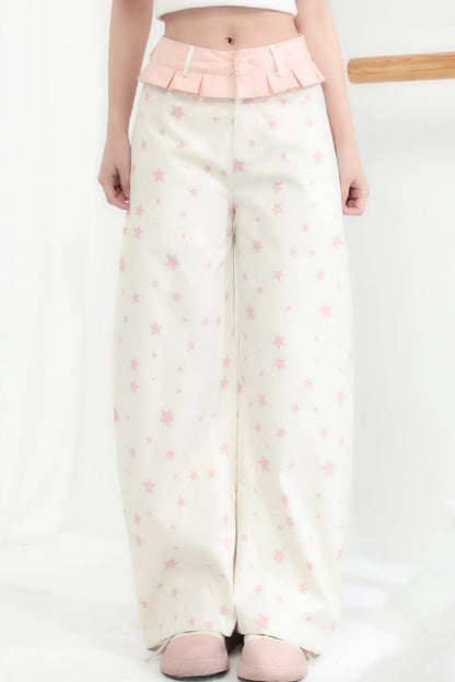 Shake Pants Wide Tube Head Lace Leg