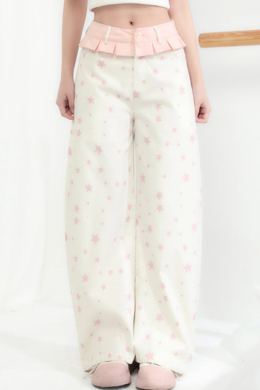 Shake Pants Wide Tube Head Lace Leg