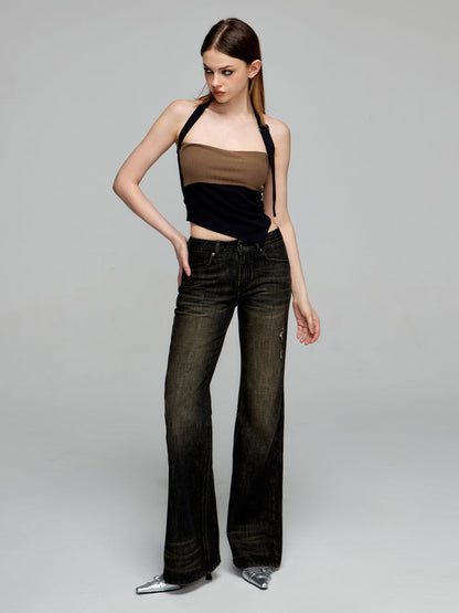 Bicolor Neck Top Mode Design