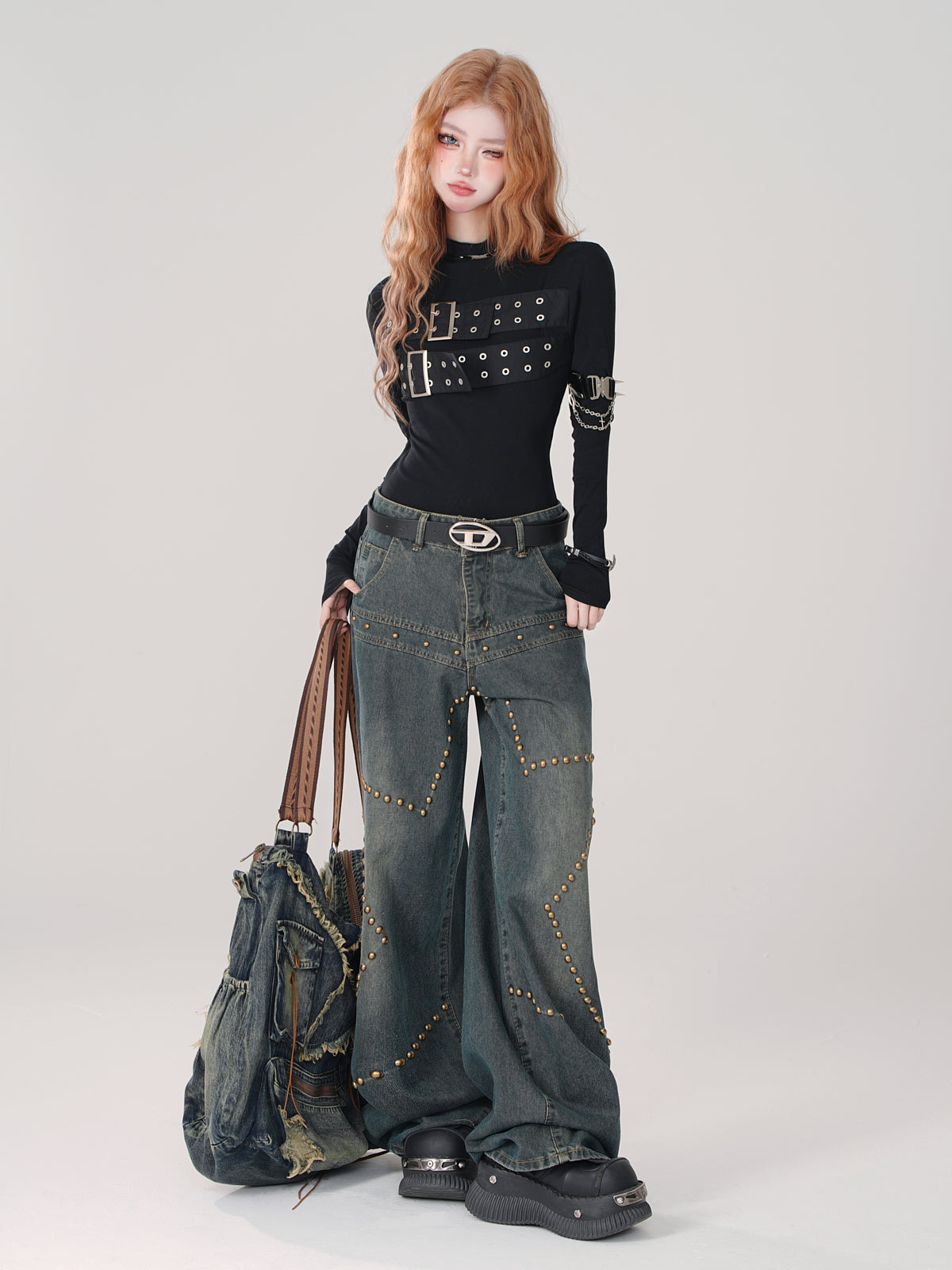 Stir Loose Wide Denim Pants