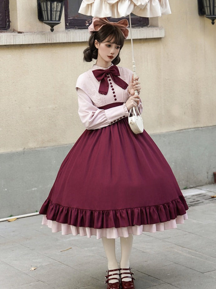Rose Piece Lolita Faux Kula Dress Two
