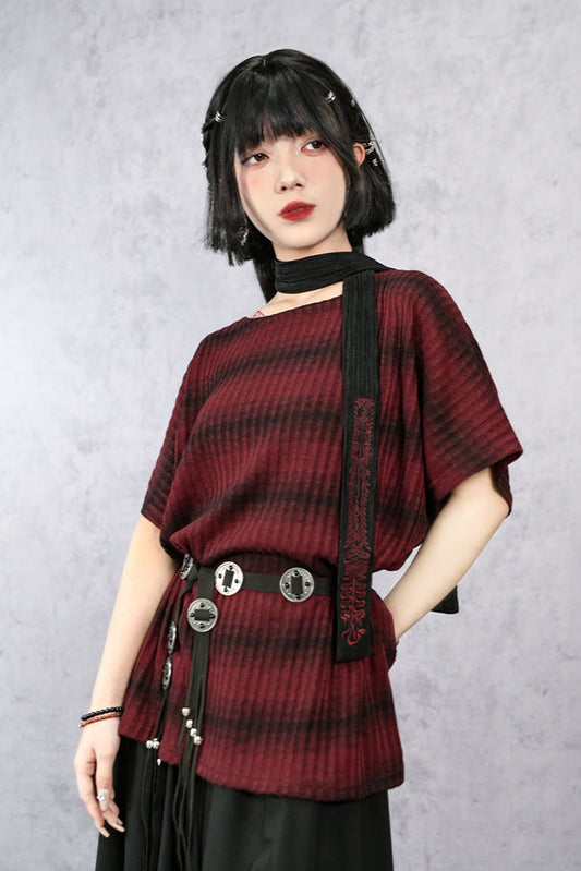 Dark Border Loose T-Shirt