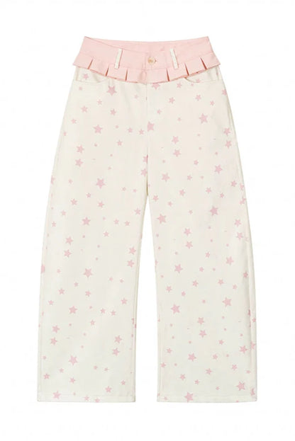 Shake Pants Wide Tube Head Lace Leg