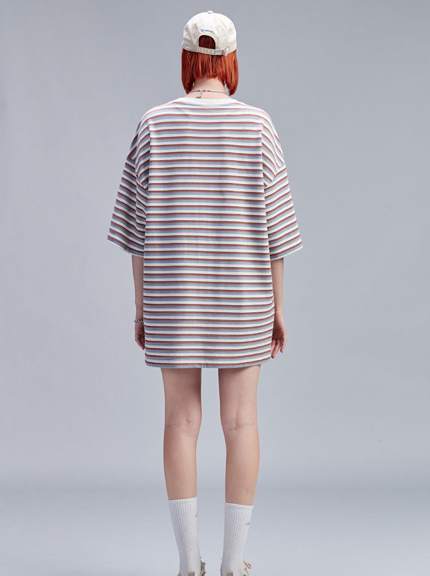 Pop Slim Border Loose T-Shirt