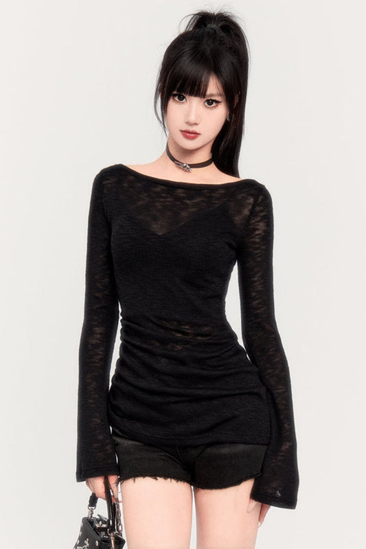 Top Breezy Cover-Up Asymmetrical Clean