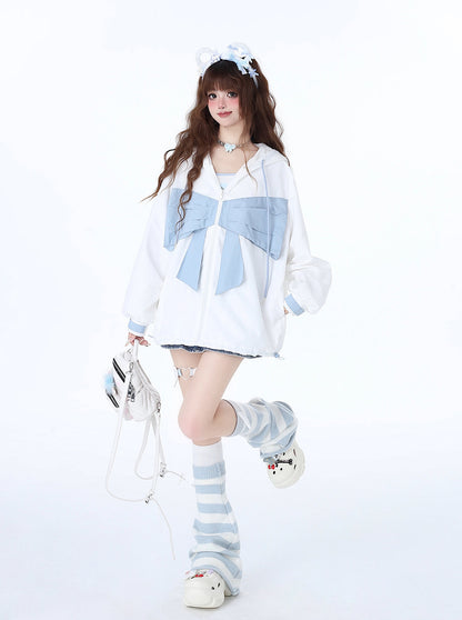 Sweat à capuche Neighborhood Angel avec ruban Loose the Zip Mist
