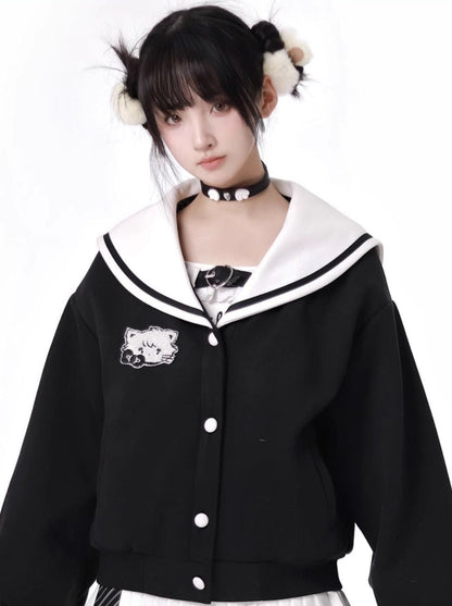 Starley Sea La Color Eradry Baseball Jacket Skirt Suit