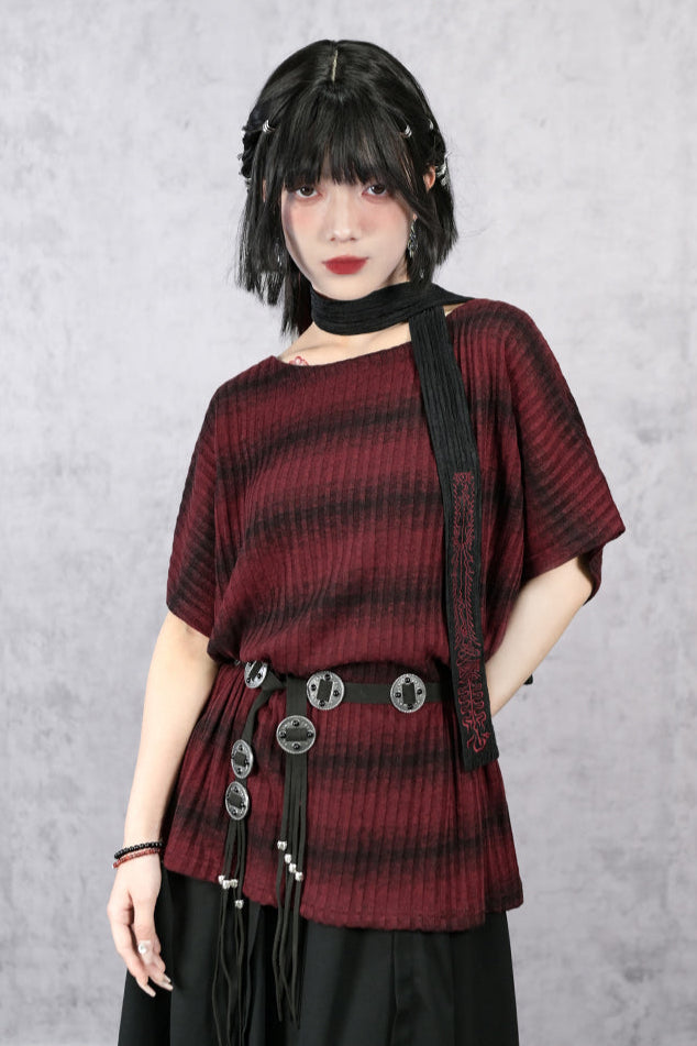 Dark Border Loose T-Shirt