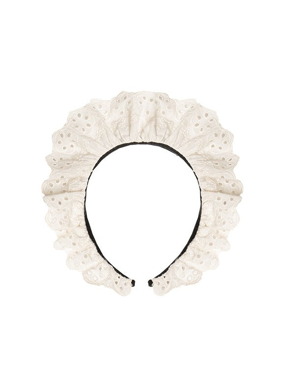 Maid Dress Lace Pleated