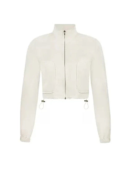 Jacke Rock Taille Weiß Low Mode