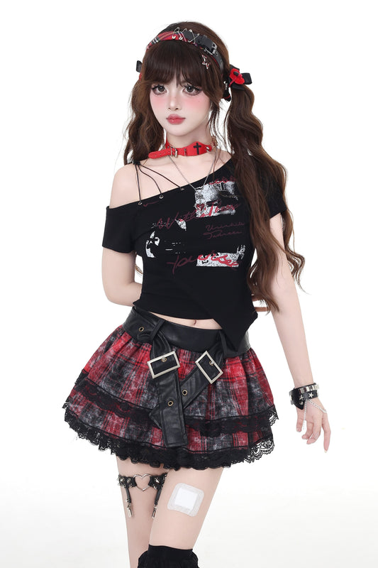 Irregular Tops Halter Girl Spice