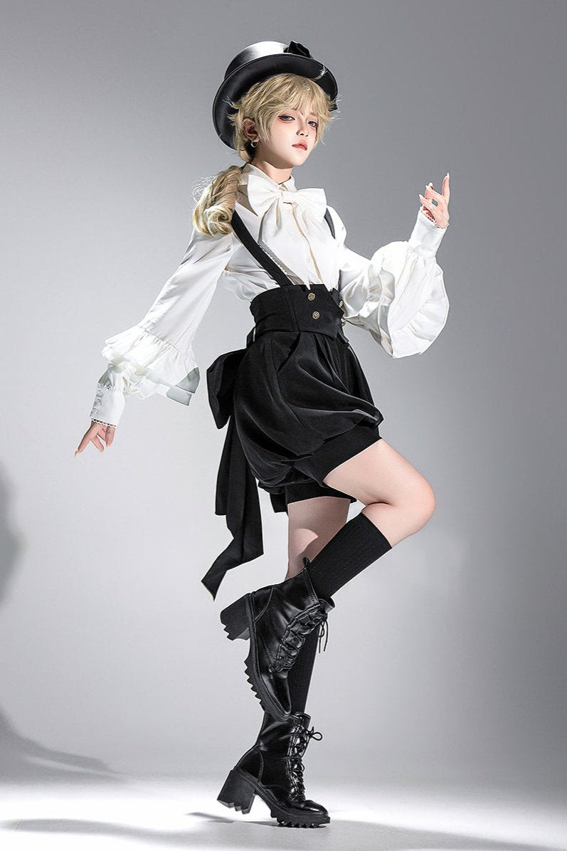 Cute + Retro Shorts Elegant Shirt Ribbon Prince Reservations Tail Dark