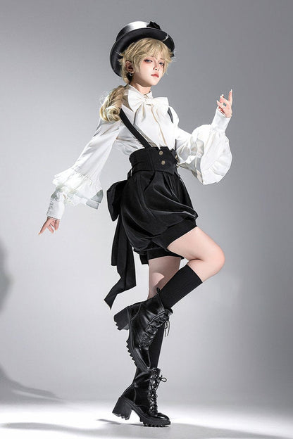 Cute + Retro Shorts Elegant Shirt Ribbon Prince Reservations Tail Dark