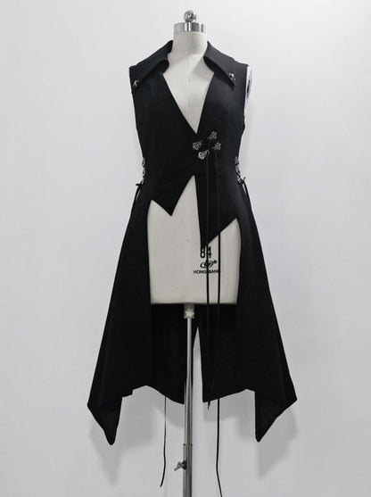Gilet long et élégant style rétro Prince Dark