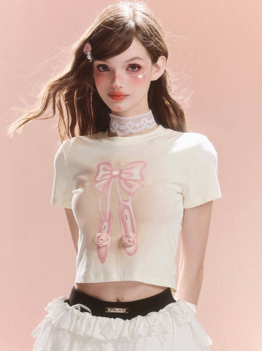 Design Sweet Bow Short Top