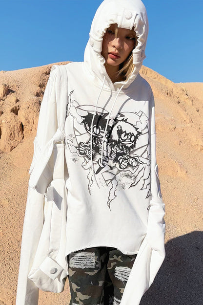 Hoodie Love Hooded Mummy Sweatshirt
