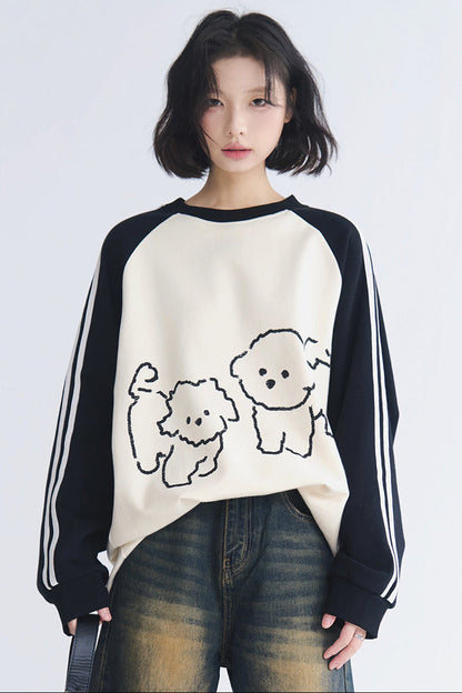 Printed Crush Sweater