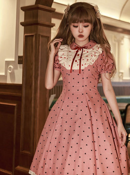 Dress Dot Sweet Retro Lolita