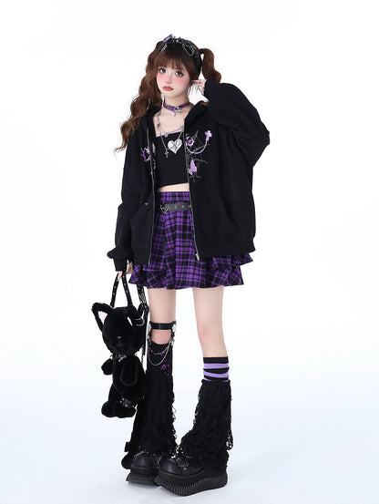Versatile Niche Hoodie Punk Loose Sweet