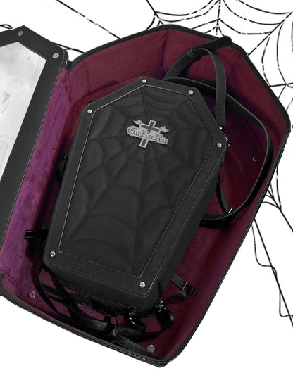 Coffin Pain Cross Bag Spider