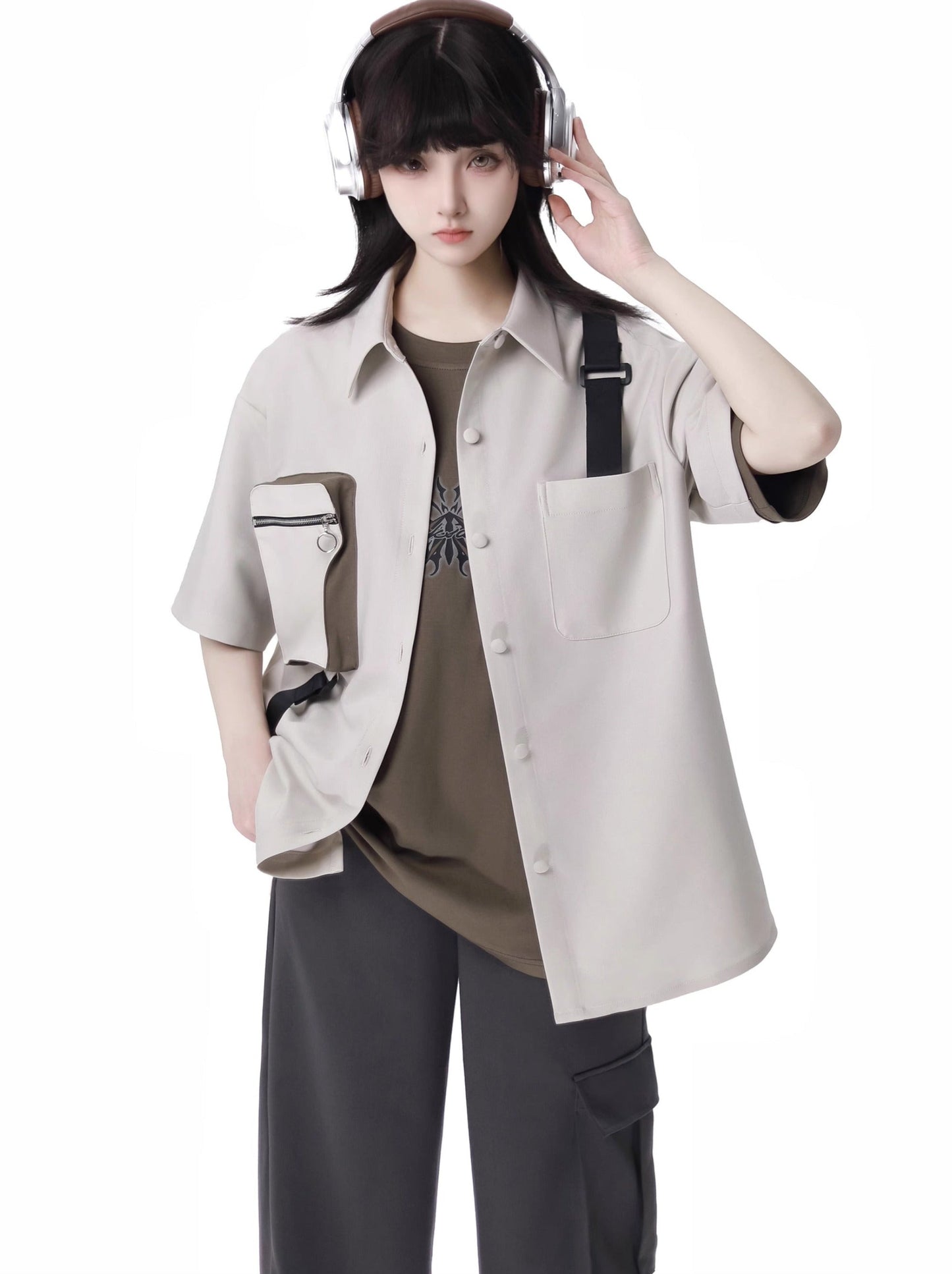 Top Pants Style Wasteland Cat Casual Ear Set Hoodie And