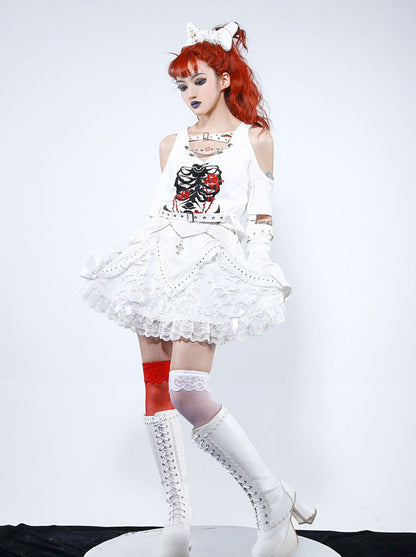 クロススカートチェーンパンクリベット