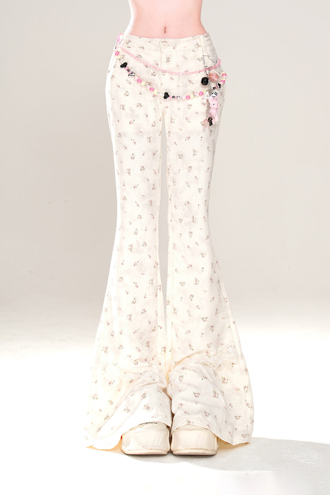 Pants Floral Trouser Flared