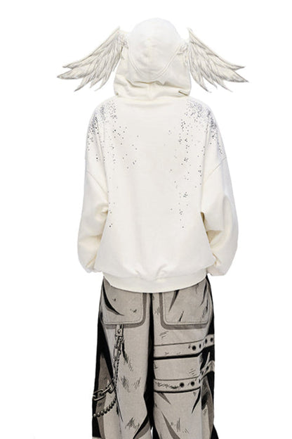 Angel Hoodie Starburst Sweatshirt