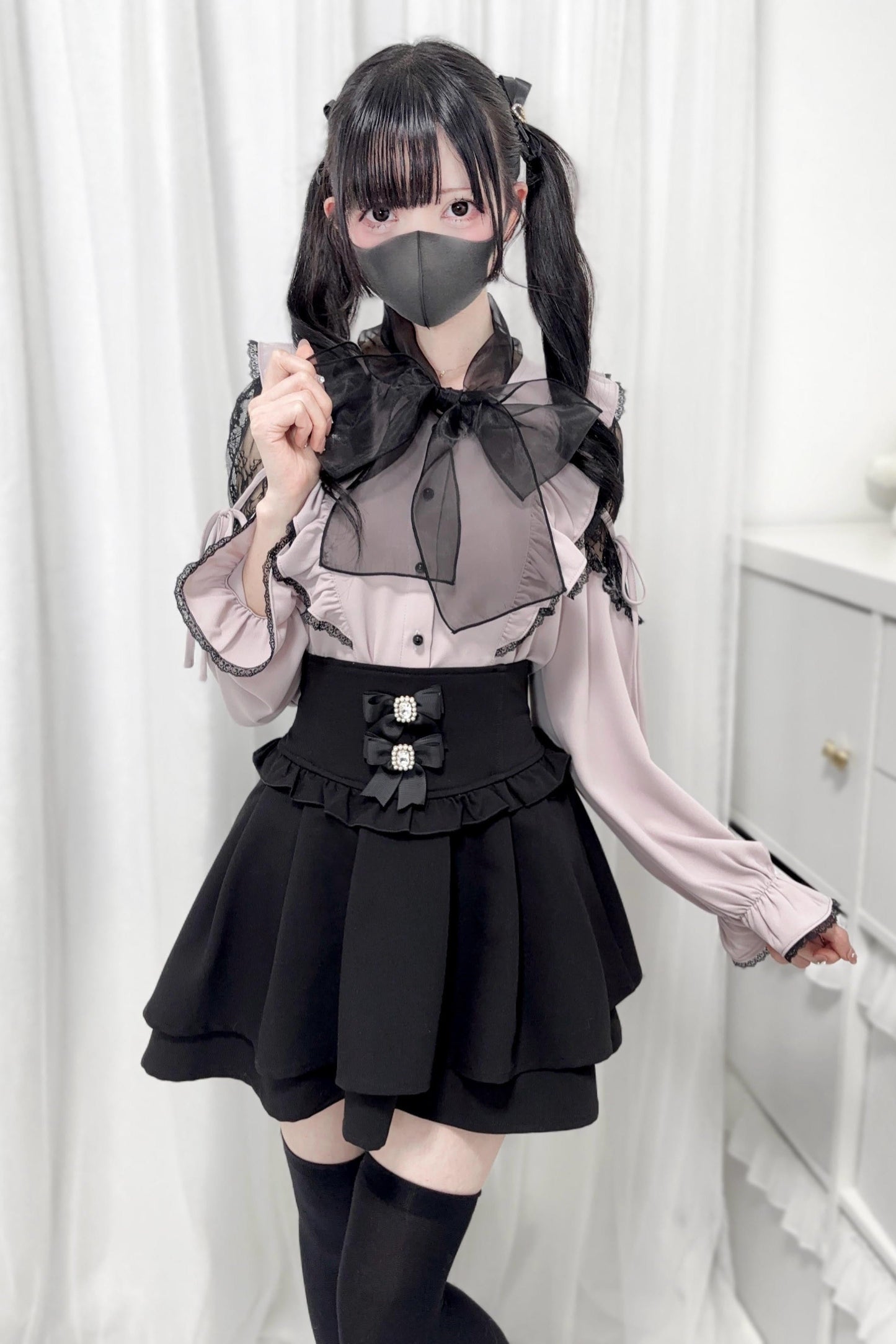 Big blouse mine ribbon