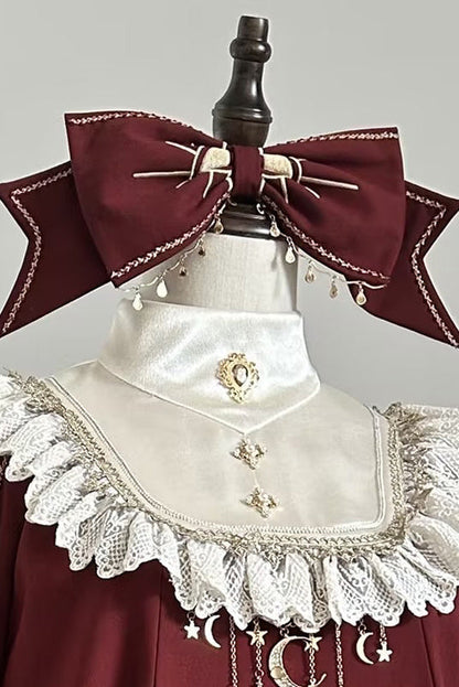 + Lolita Big Dress Doll Classical Pants Inner Ribbon