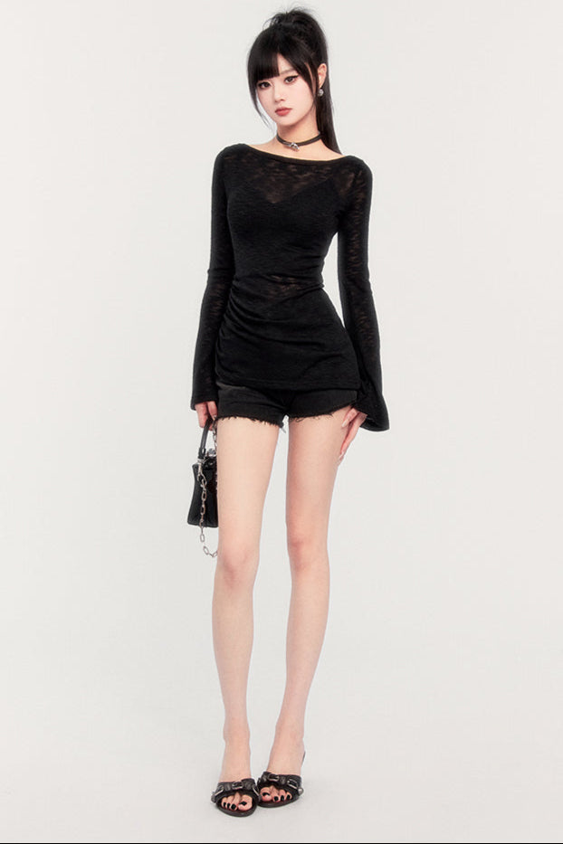 Top Breezy Cover-Up Asymmetrical Clean