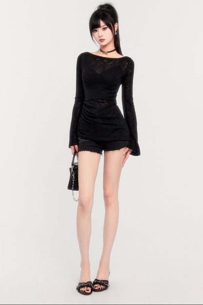 Top Breezy Cover-Up Asymmetrical Clean